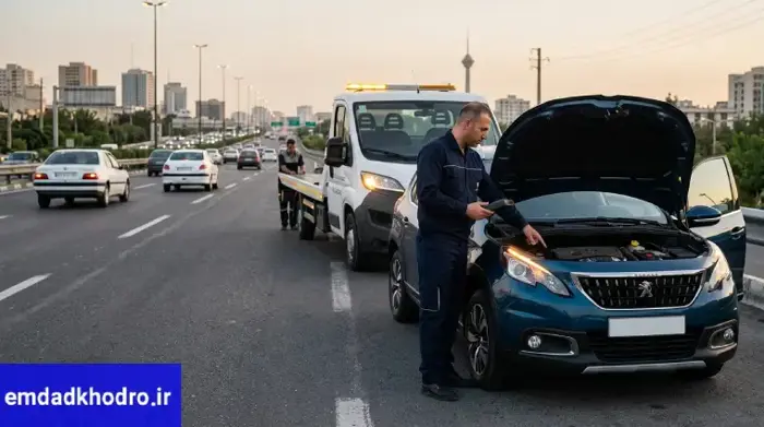 یدککش و خودروبر پژو تهران
