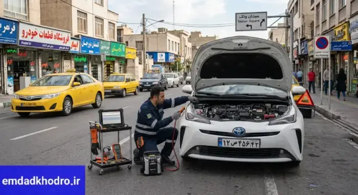 پنچری یا آسیب لاستیک