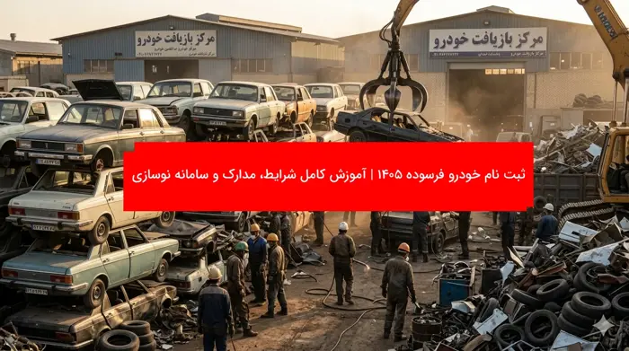 ثبت نام خودرو فرسوده ۱۴۰۵