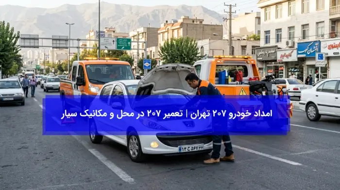 امداد خودرو 207 تهران